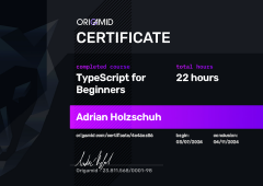 Origamid TypeScript Certificate